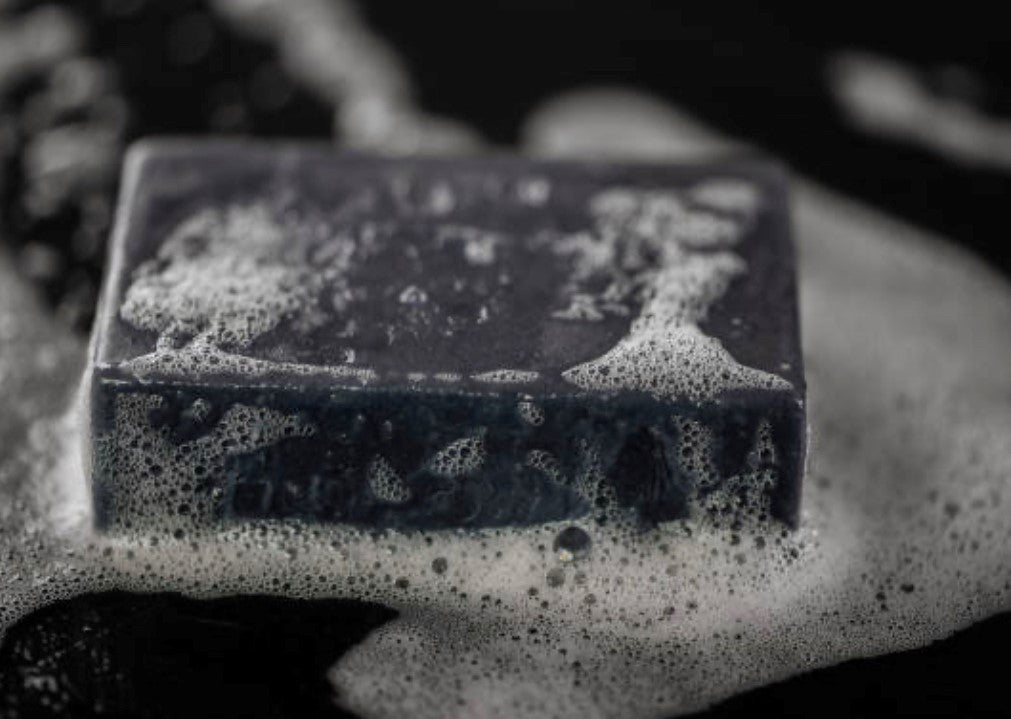 Black Charcoal Soap w/ Organic Eucalyptus